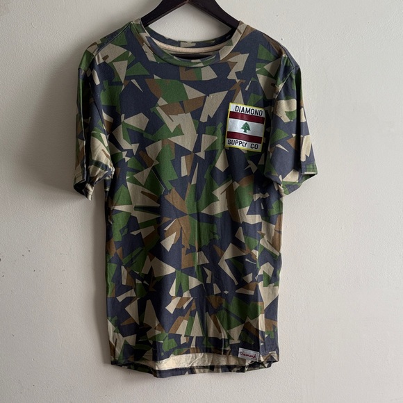 Diamond Supply Co. Other - Diamond Supply Co. Green and Brown Camo Tee
